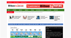 Desktop Screenshot of bilbao24horas.com
